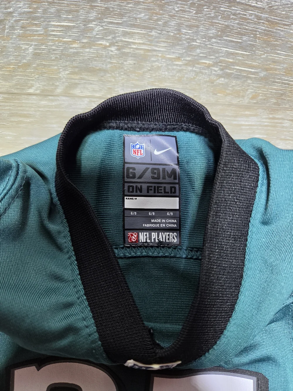 Nike Eagles LeSean McCoy #25 Infant 6/9M Jersey Romper Green